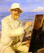 Peter Severin Kroyer Self Portrait  2222 Germany oil painting reproduction